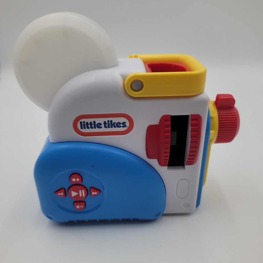 Little Tikes Movie Maker Story Projector Blue White Red FOR PARTS ONLY